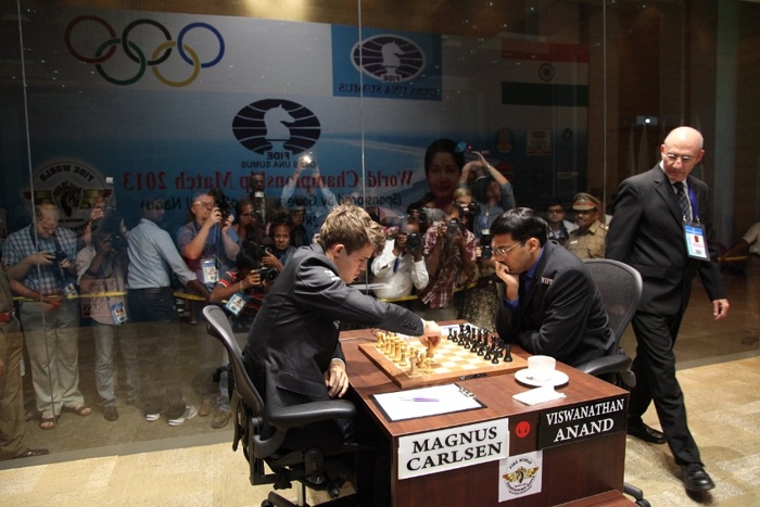 World Chess Championship (2013) Game 3 : Magnus Carlsen vs Vishy Anand -  Reti Opening