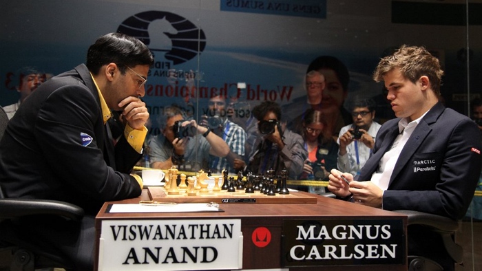 World Chess Championship 2013 Match Viswanathan Anand versus Magnus Carlsen:  Game 6 and Photos